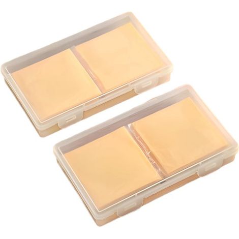 2 boîtes à fromage et beurre - Boîte de rangement - Organisateur - Boîte à fromage transparente - Accessoire de cuisine - Plastique PP transparent (1/5)
