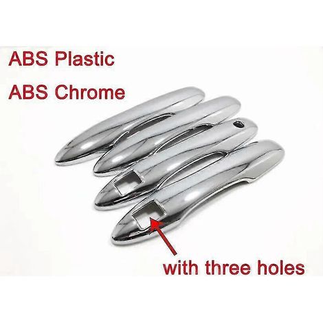 Türgriffabdeckung aus ABS/Stahl, Rahmen, Armlehnenverkleidung, Handlauf, Außenzubehör für Toyota Corolla Cross XG10 2022 2023 2024+--ABS-Kunststoff 4