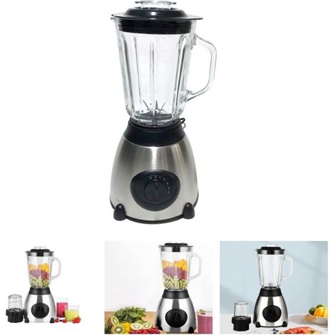 Blender Multifunctional Stand Mixer, Blender with 1.5L Cup, 6 Stainless Steel Knives, Fruit and Vegetable Juice, Portable Blender for Sports, Travel and Home (1/5)