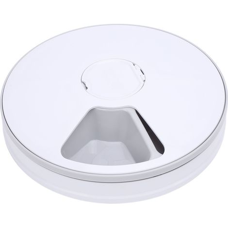 Distributeur automatique de nourriture et d'eau pour chats et chiens, avec contrôle des portions et minuterie. Léger et en plastique. (1/5)