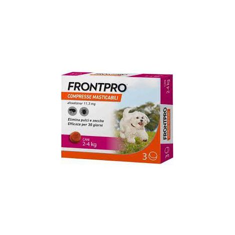 FRONTPRO COMPRESSA MASTICABILE CANI 2 - 4 KG 3 PZ- 1,0 pz