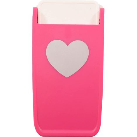 Perforatrices Robustes Maxi, Cœur, Perforatrice Forte pour Papier, Liège, Plastique Fou et autres fournitures de Loisirs Créatifs, Taille de découpe 3,75 x 3,4 cm, Cœur, Maxi (1/5)