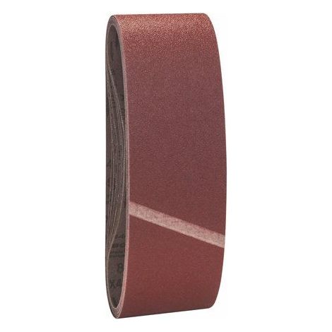 Bosch – Bande abrasive de ponceuse 2608606082 – Grain 80 – Dimensions 75 x 533 mm – Lot de 10 pièces – Pour ponçage bois dur et métal