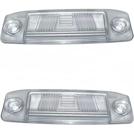 Zweiteiliges Kennzeichenbeleuchtungsgehäuse mit Linse für Kia Sorento 2011-2013 – Ersatzteilnummern: 925102P000, 92510-2P000 (1/4)