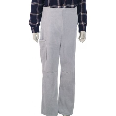 Pantalon SINGER pour soudeur - Cuir croute - Taille L - SOUDAPL