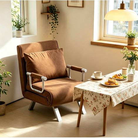 Gemütliches Wohnzimmer Sessel,Convertible Schlafsofa,1-Sitzer Sessel,Chaise longue Stuhl(nur mit 1Pcs Convertible Schlafsofa) (1/5)