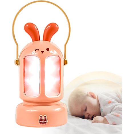 Veilleuse musicale d'aide au sommeil, veilleuse de sucette Décoration de électrique d'aide au sommeil Jouet musical chantant avec lumière douce pour bureau, chambre d'enfant, tables (1/5)