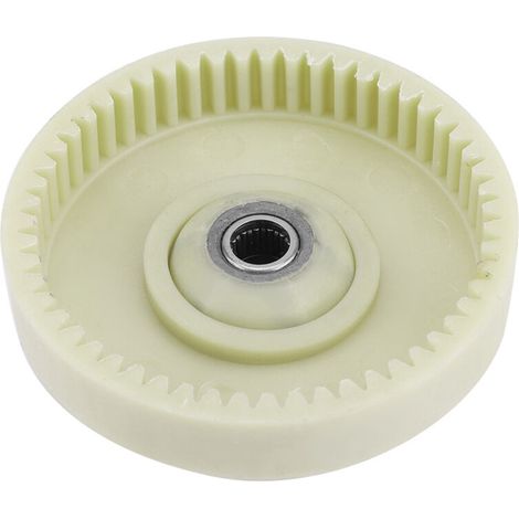 Pignon d'entraînement pour tronçonneuse électrique – ABS blanc, 8,9 x 3,5 cm, 6 dents, compatible 107713-01 / 717-04749
