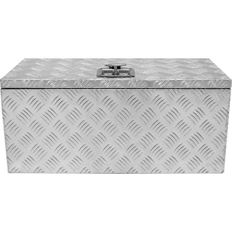 T-Mech – Caisse à outils en aluminium 70L – Design étanche avec joint en caoutchouc – Dimensions 710x320x310mm – Verrouillable avec 2 clés (1/5)
