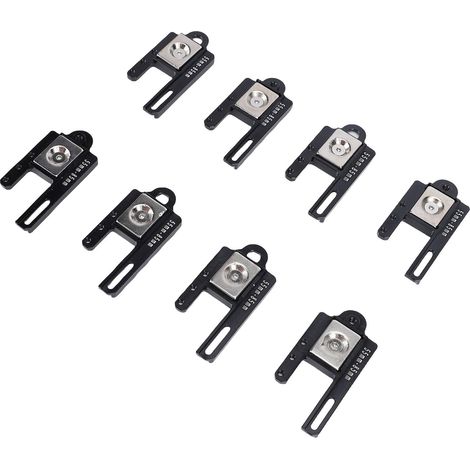 Supports de Carrosserie Durables sur Chenilles RC, Supports de Poteaux de Carrosserie RC à Réglage Flexible pour Divers Châssis, Kit de Colonne de Couverture de Voiture à Aimant dissimulé (1/5)