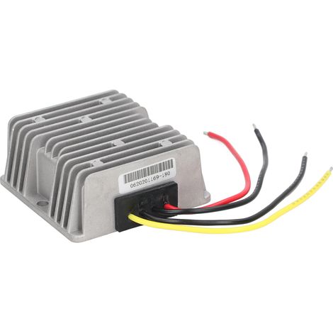 DC/DC-Spannungsregler aus Aluminium, 12 V/24 V auf 12 V, 5 A Abwärtswandler, für Motoren und LED-Lampen (1/5)