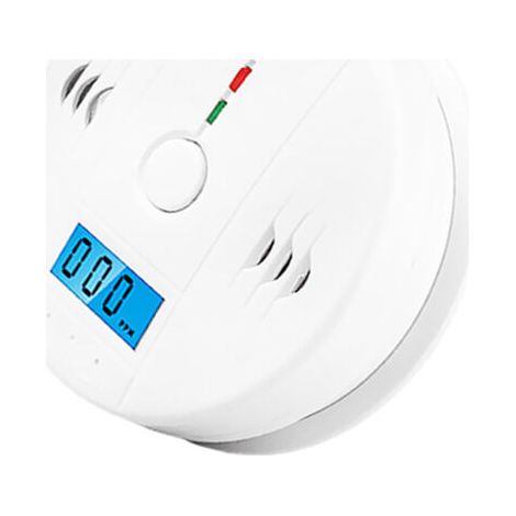 Détecteur de fumée et monoxyde de carbone – Alarme 85 dB – Fixation murale – Matériau ABS – Compact 10x10x4 cm pour sécurité optimale (1/5)