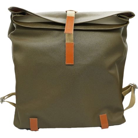 Sac Porte-bagages Velo Cuir 26l Vert Mousse - Grande Capacite Urbaine - Brooks