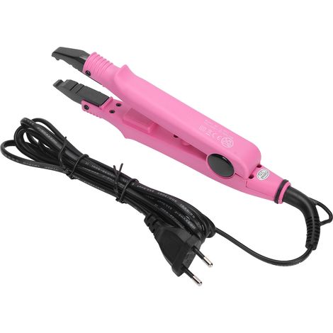 Machine à Connecteur Chauffant pour Extensions de Cheveux avec Réglage de Température Outil Kératine 110‑240V Prise EU (1/5)