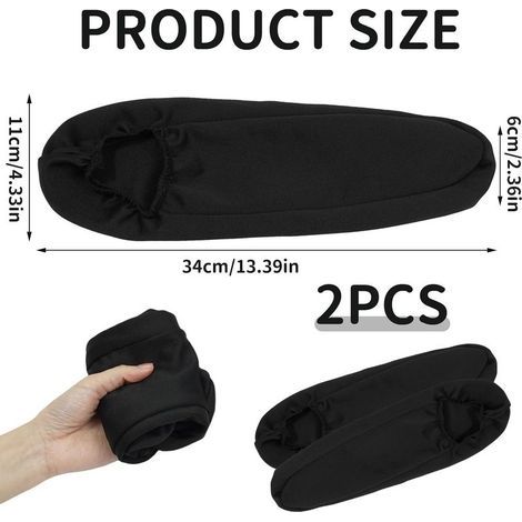 Lot de 2 Housses d'Accoudoir de Voiture pour Sièges Avant, Universelles Housse D'Accoudoir en élastiques et Résistantes aux Rayures, Lavables et Durables, Compatibles avec MPV, SUV, et Van (1/4)