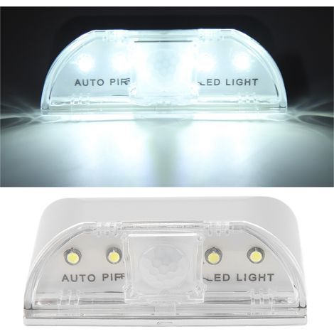 LED Door Keyhole Light Battery Operated PIR Motion Detector Night Light for Toilet Closets Kitchen Hallways Stairs (1/5)