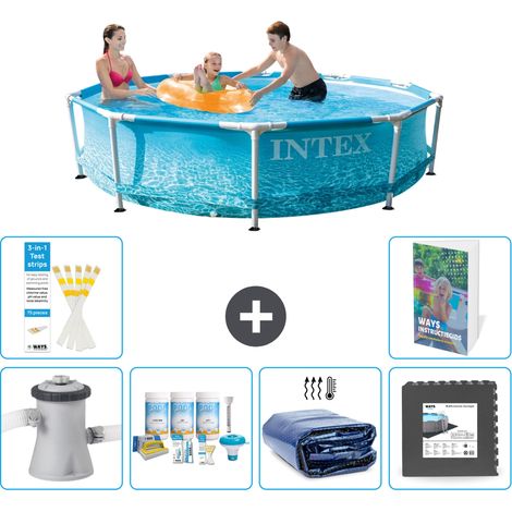 Frame Pool Rund - 305x76 cm - 7-teilig S233
