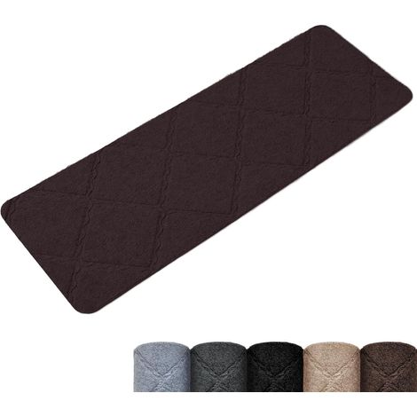 15er-Pack rutschfeste Treppenstufen, selbstklebende Treppenstufen für den Innenbereich, schneidbar und wiederverwendbar, zum Schutz von Haustieren, älteren Menschen und Kindern (Dunkelbraun, 55 x 19 c