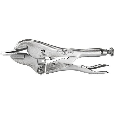 IRWIN 23 IRWIN Vise-Grip Locking Pliers, 8R, 200 mm, Nickel-Plated Alloy Steel, Adjustable and Durable Metal Sheet Clamp Tool