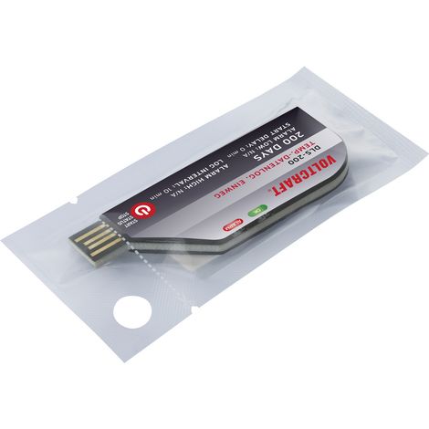VOLTCRAFT VC-11576730 DLS-200 Temperatur-Datenlogger Messgröße Temperatur -30 bis 70 °C Einw (1/5)