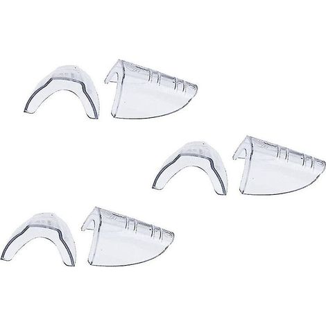 Lot de 3 paires de protections latérales transparentes pour lunettes de sécurité, compatibles avec les lunettes de petite et moyenne taille. (1/5)