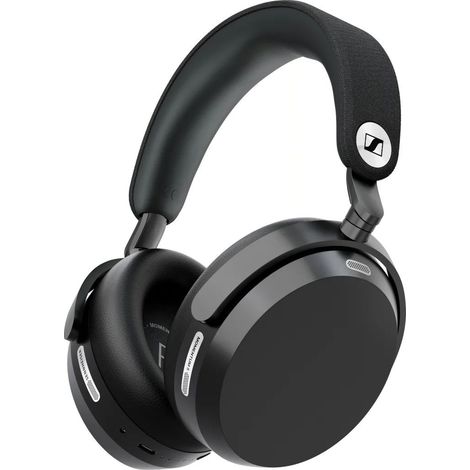 Sennheiser Cuffie Wireless MOMENTUM 5 Black Bluetooth 5.4 ANC Adattivo Driver 42 mm Autonomia 57 Ore