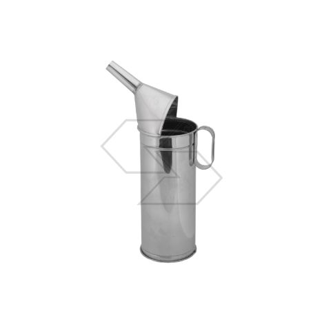 Travasatore ad imbuto in acciaio inox 1 litro per olio acqua e liquidi in genere