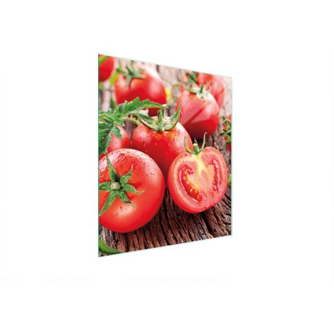 Glasschneidebrett 45x52 Tomaten