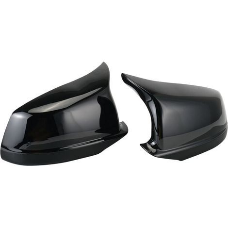 Pour BMW F10 F11 Cache Miroir Latéral Capuchon Noir Brillant Série 5 Pré-LCI 2010-13, (1/5)