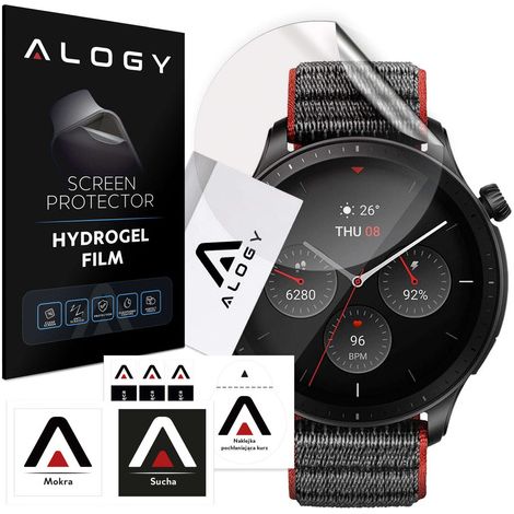 Pellicola protettiva in idrogel Alogy per smartwatch Xiaomi Amazfit GTR 4 (46M) (1/5)