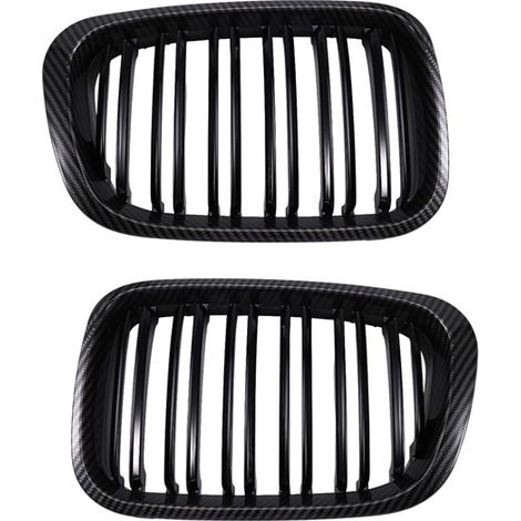 1 pair of air intake grilles suitable for the early 1999-2001 BMW 3 Series E46 four-door version (1/4)