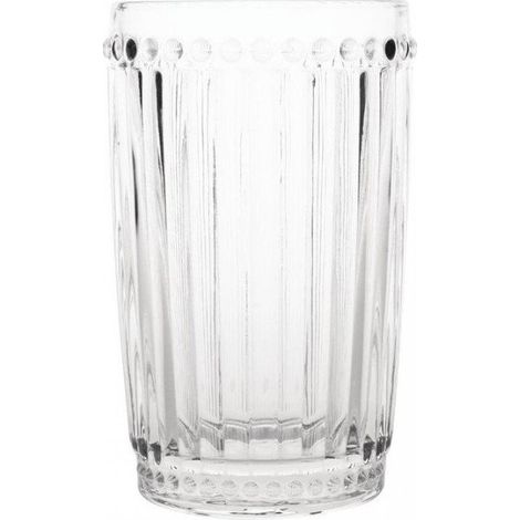 Lot de 6 gobelets rainurés 395 ml en verre (1/4)