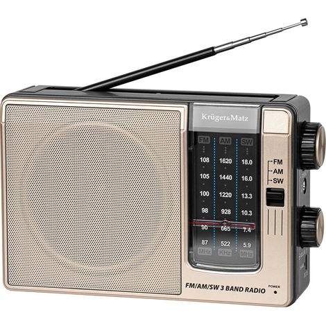 Radio portátil analógica Kruger&Matz modelo KM0830 (1/5)