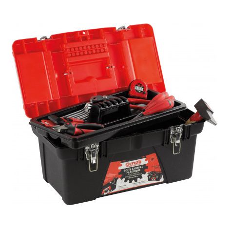 MOB - Boite à outils plastique 19'' garnie 25 pieces (1/5)