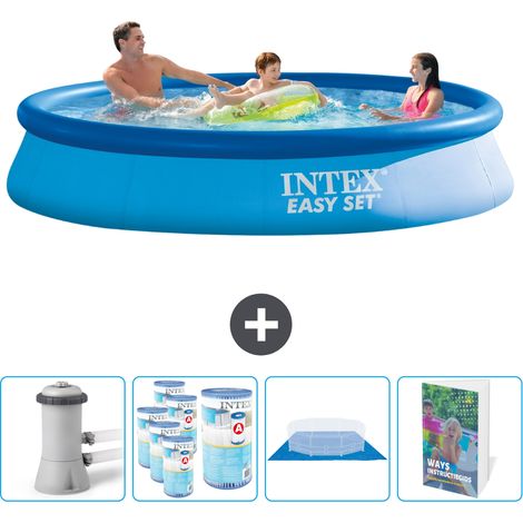 Intex Piscine Easy Set Ronde - 366x76 cm - 5-pièces SCB119 (1/5)