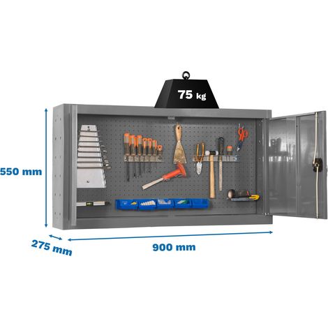 Armario Herramientas CABINET Tools Desmontado 550x900mm gris