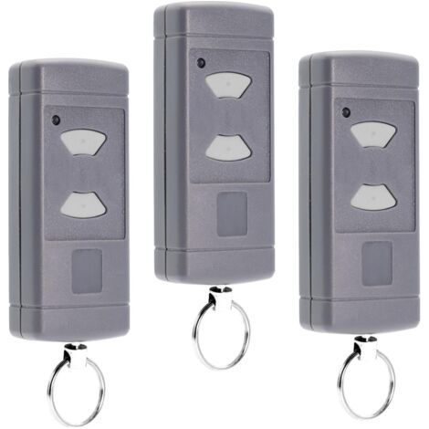 Lot de 3 télécommandes de Rechange pour émetteur portatif 40,685 MHz, avec Touches Grises HSM2-40, HSM4-40, HSE2-40, HSE4-40, HS2-40, HS4-40 (1/5)