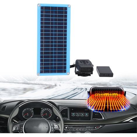 Ej.Life – Kit de chauffage solaire 30 W – Panneau monocristallin haute efficacité – Réglages de température – Chauffage rapide pour niche animaux (1/5)