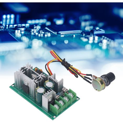 Contrôleur de vitesse pour moteur CC 12 V, 24 V, 36 V, 48 V, module de commande haute puissance, contrôleur PWM, régulateur de courant 20 A (1/5)