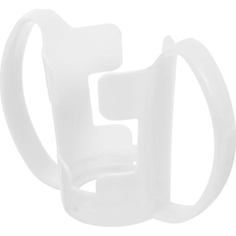 Multifunctional White Plastic Cup Holder, Feeding Cup Handle, Stable Tilting Design, for People with Reduced Mobility and Pregnant Women (1/5)