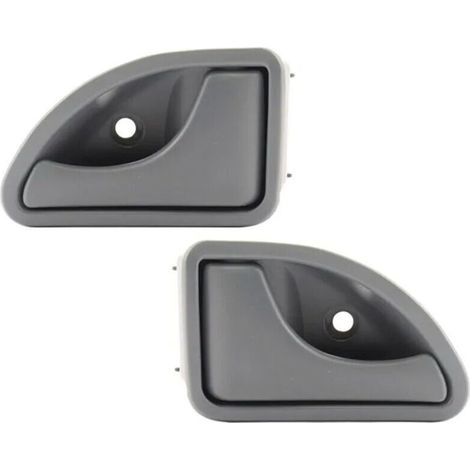 2 manijas interiores de puerta para Twingo 1 y Kangoo 1 (1993-2010) delantera izquierda + delantera derecha - Crezuo (1/4)