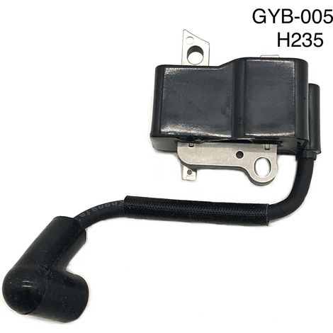 The ignition coil is suitable for the brushcutters 225HBV, 235P, 225L, 225LD, 225R, 225RD, 225RJ and 225H60.