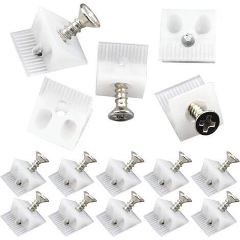 Drawer Connectors Stabilizers 100 Pieces for Sagging Furniture Repair, Screws Included for Fixing Drawers and Shelves (1/5)
