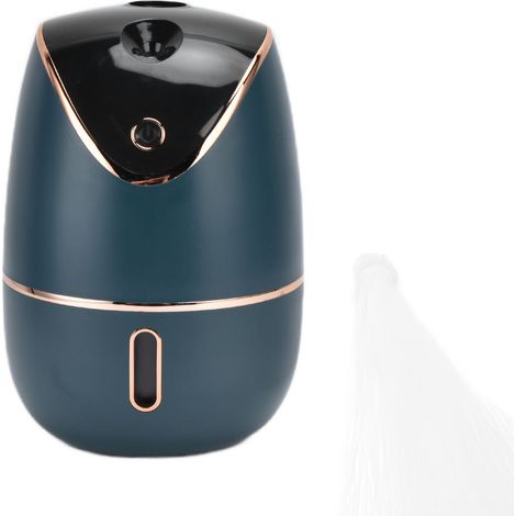 Humidificateur grande capacité 540 ml avec diffuseur d'air lumineux à effets spéciaux pour la maison et la voiture. Rechargeable par USB. Vert. (1/5)