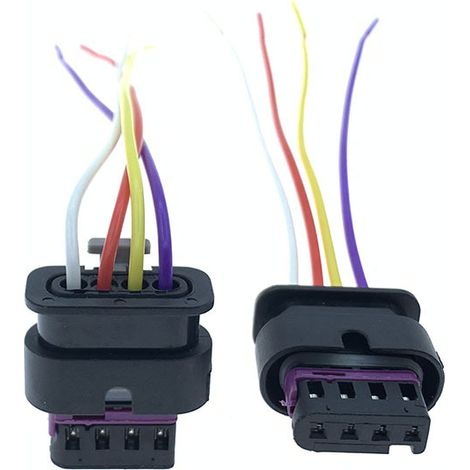 Kompatibel mit Weichais selbstentwickeltem National V Wassertemperatursensor und Yuchais Luftmengenmesser-Sensorstecker (4-adrig) (1/4)