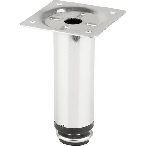Möbelbein FS014 100R mm poliertes Chrom SANS MARQUE