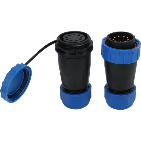 Connecteur de prise étanche 380V 45A, sans soudure, femelle et mâle, puissance d'aviation, 9 broches, taille de Contact 1,8x9mm