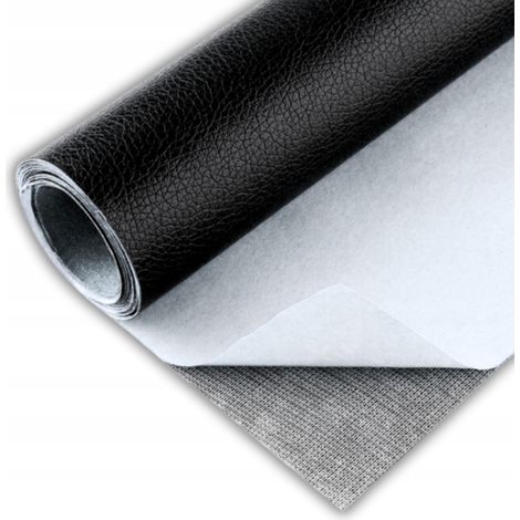 Materiale per rivestimenti in similpelle EKO, rivestimento in similpelle nera [S-SS1-CZN]