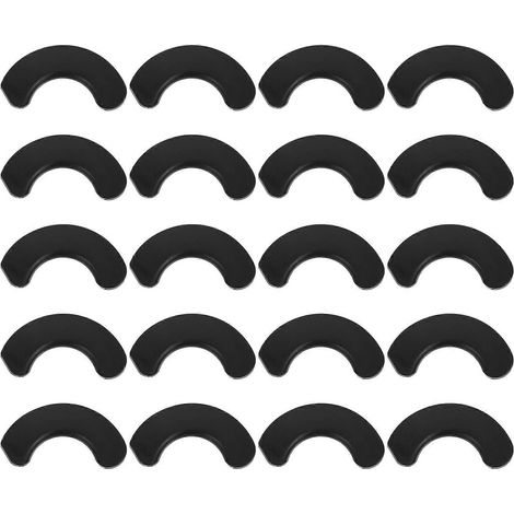 20 supports en silicone pour haltères, coussinets en caoutchouc pour haltères, support de soulevé de terre, cric en silicone (1/5)