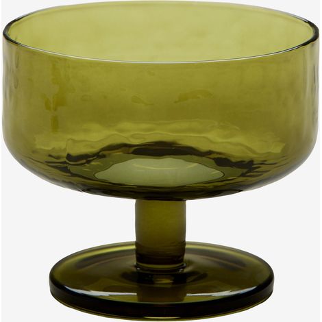 Pack de 4 verres à cocktail 33 cl en verre Leomie SKLUM Vert Olive Intense (1/5)